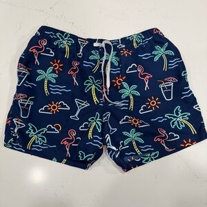 Chubbies Men’s The Neon Lights Classic Swim Trunks Medium 5”